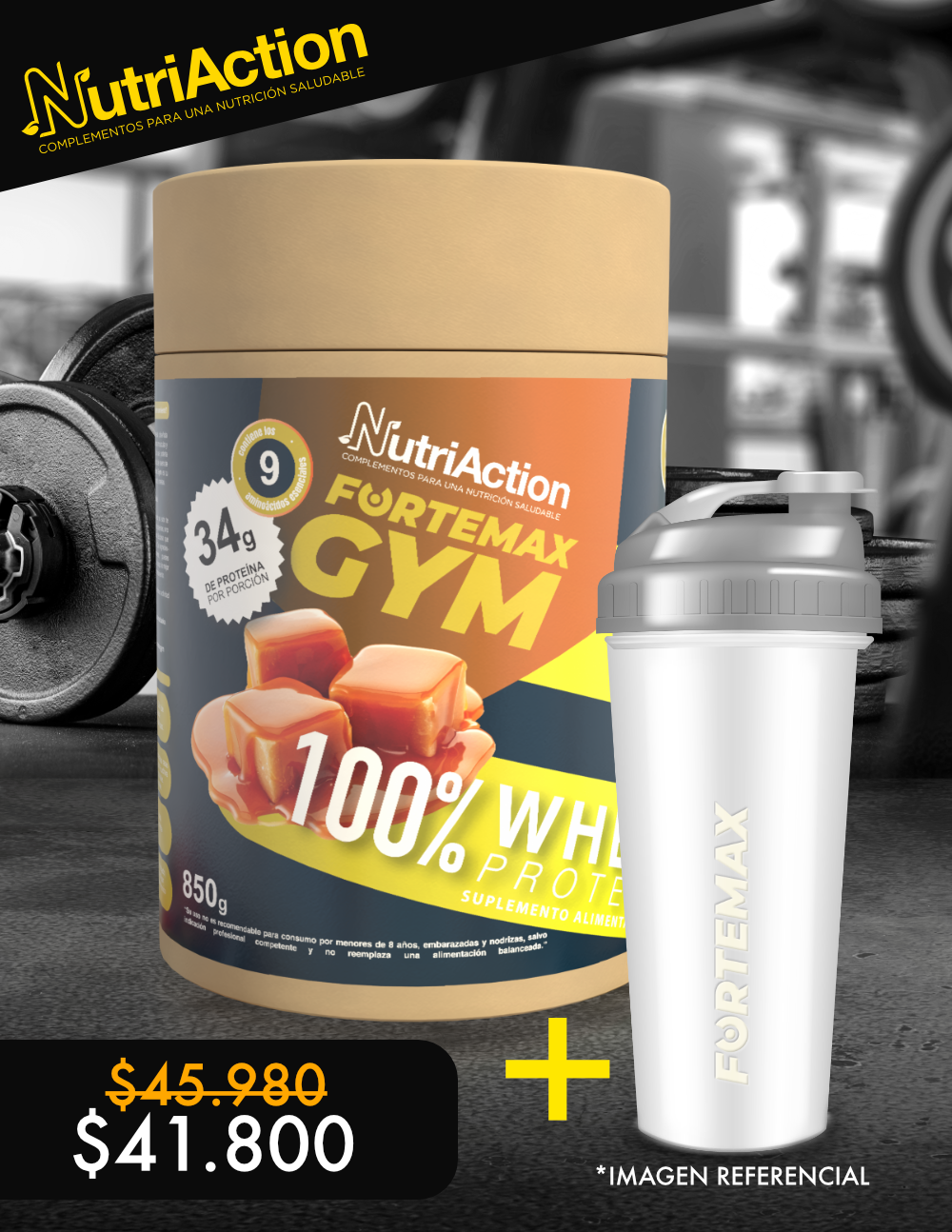 Fortemax GYM + Shaker