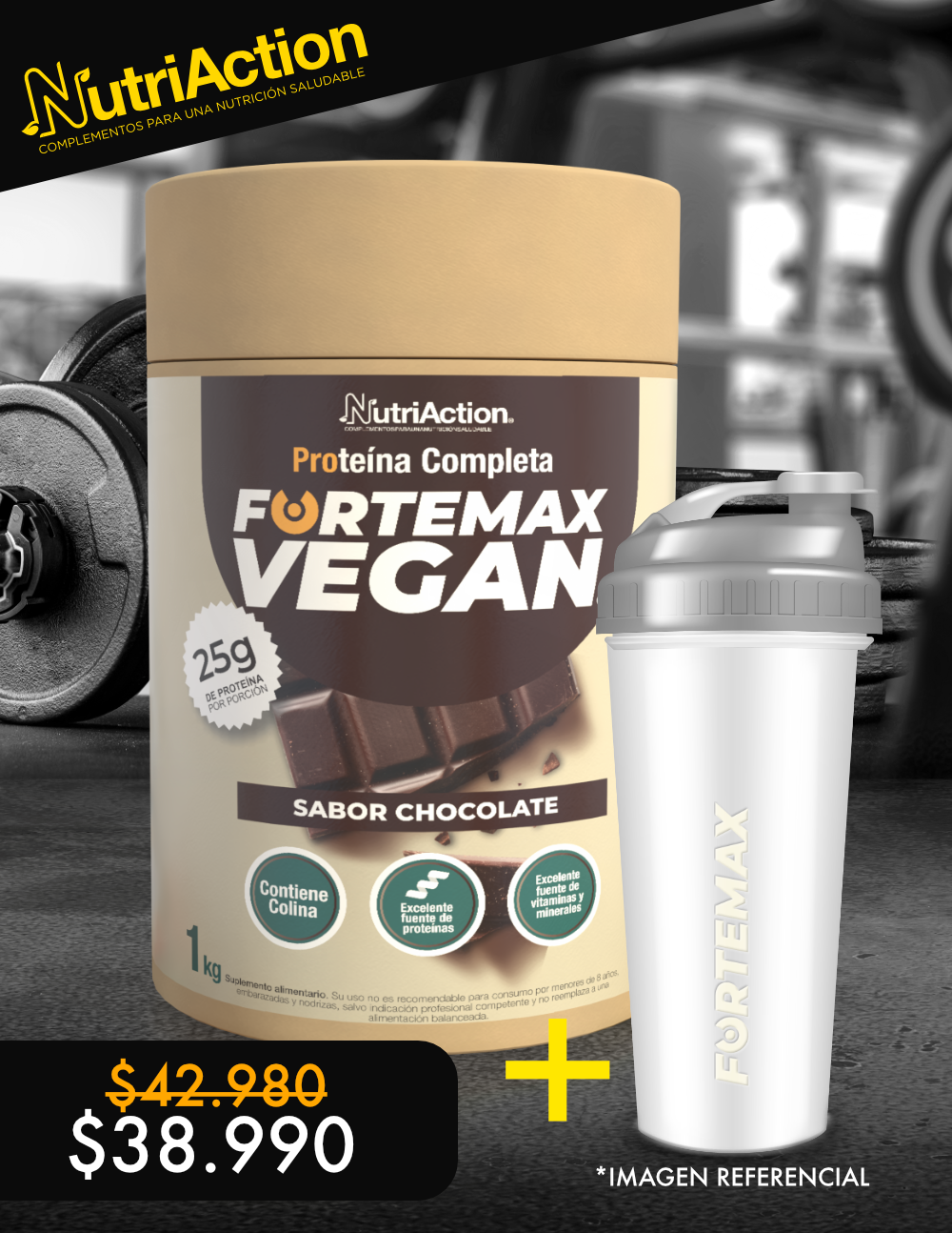 Fortemax Vegan + Shaker