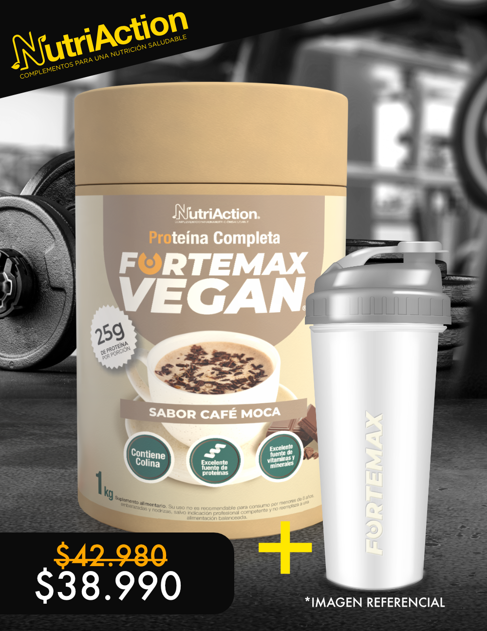 Fortemax Vegan + Shaker